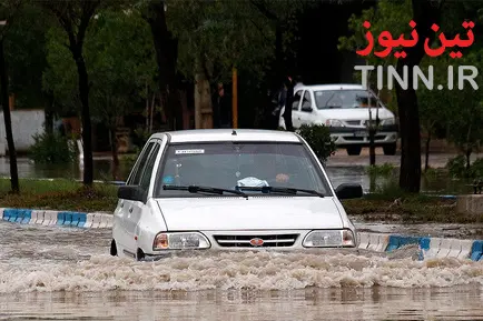 آبگرفتگی معابر در آبادان