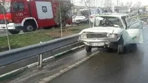 تصادف زنجیره‌ای در خاوران