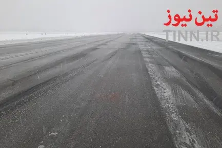 بارش برف و عملیات زمستانی در فرودگاه بین‌المللی مهرآباد تهران