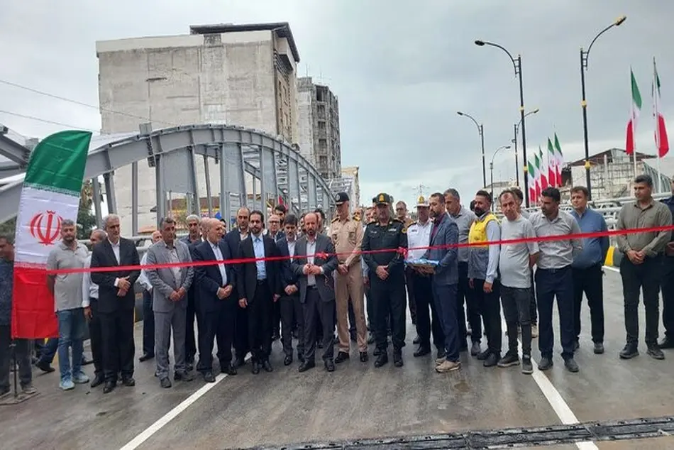 افتتاح پل ماشلک گره ترافیکی غرب مازندران را باز کرد