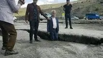فرماندار اسدآباد در شکاف زمین چه می‌کرد؟