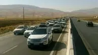 ترافیک در اتوبان زنجان - قزوین و زنجان - تبریز 