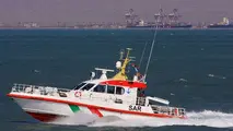امداد و نجات موتور لنج باری از غرق شدن در نزدیکی عسلویه