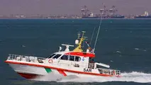امداد و نجات موتور لنج باری از غرق شدن در نزدیکی عسلویه