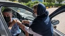 واکسیناسیون خودرویی در شیراز
