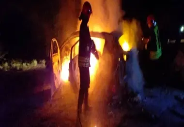 9 کشته و مصدوم در برخورد دو دستگاه خودرو در جاده اهواز به خرمشهر