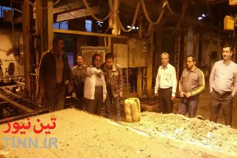 بازدید سرزده مدیرعامل تراورس از سیفت شب کارخانه تولید تراورس بتنی کرج