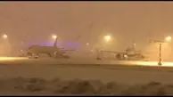 (فیلم) تلاش برای بازگشایی باند فرودگاه امام