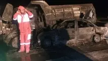 دو نفر در سانحه رانندگی محور خاش به سراوان کشته شدند