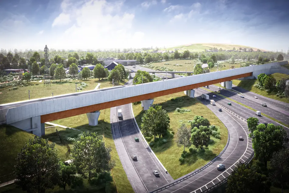 HS2 Celebrates Installation of Final M6 Viaduct