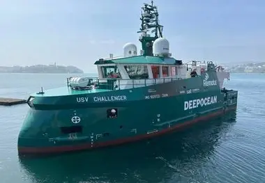 Newbuild USV Challenger Getting Ready for Remote-Controlled Subsea Work