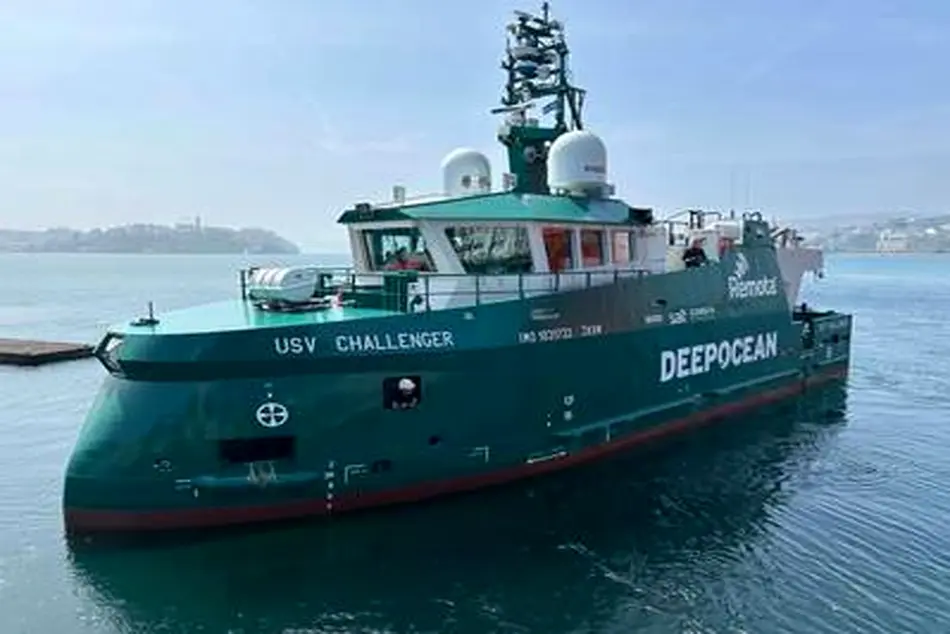 Newbuild USV Challenger Getting Ready for Remote-Controlled Subsea Work