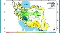 پراکنش بارش کشور در بهمن ماه ۱۴۰۱