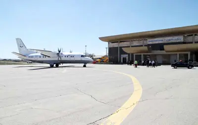 فرودگاه همدان در انتظار رسیدن هواپیمای ATR