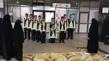 ترنم نور مشکات در متروی تهران به مناسبت دهه وقف