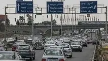 ترافیک نیمه سنگین در آزادراه کرج-تهران