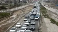جدول وضعیت ترافیک راه‌های اصلی و فرعی استان تهران - ۱