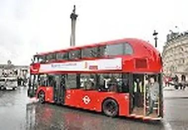 اولین اتوبوس‌های دو طبقه الکتریکی در لندن
