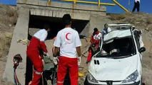 واژگونی سه خودرو در مهریز ۲ کشته و ۶ زخمی بر جا گذاشت