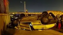 واژگونی پراید در اتوبان سعیدی به سمت اسلامشهر ۳ کشته برجا گذاشت