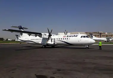 حضور ایران ایر در فرودگاه پیام با هواپیماهای ATR