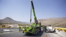 اتوبان اصفهان شیراز با اولین تصادف محک خورد؟

