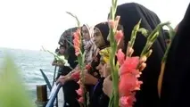 شهادتگاه 290 مسافر ایرباس در آبهای خلیج فارس گلباران شد