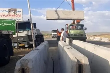 نقاط حادثه خیز جاده های الیگودرز اصلاح و بهسازی شد