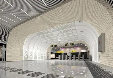 معماری متفاوت ایستگاه های مترو بهار شیراز و استاد نجات اللهی + تصاویر