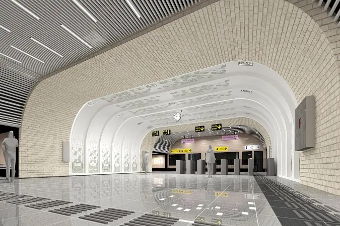 معماری متفاوت ایستگاه های مترو بهار شیراز و استاد نجات اللهی + تصاویر