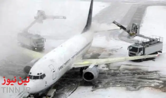 بارش برف شدید علت تغییر مسیر سه پرواز مهرآباد به سمت اصفهان