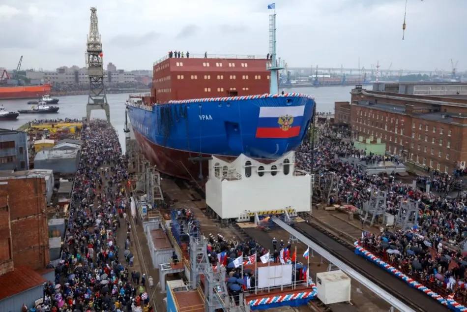 Russia Launches Nuclear-Powered Icebreaker for Arctic Operations