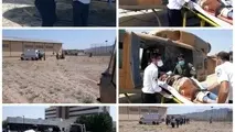 اورژانس هوایی قزوین ناجی دو مصدوم تصادف جاده ای 
