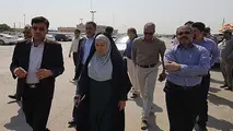 بازدید معاون محیط زیست دریایی سازمان حفاظت محیط زیست از مجتمع بندری خرمشهر