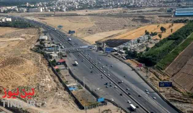 جدول وضعیت ترافیک لحظه‌ای راه‌های اصلی و فرعی استان تهران - ۲