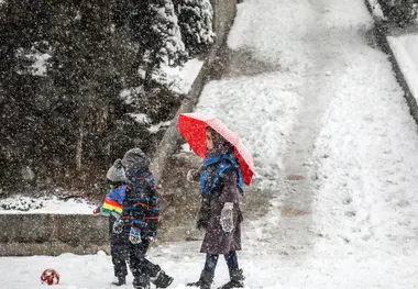 بارش برف و باران در تهران و ۱۷ استان دیگر