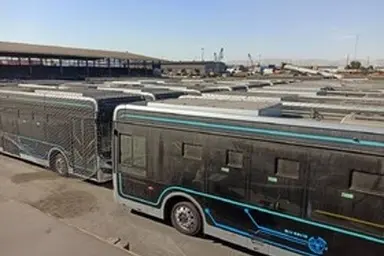  رونمایی از نخستین ناوگان اتوبوس های برقی کلان شهر اصفهان