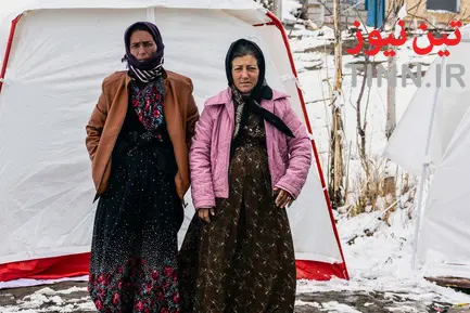 وضعیت زلزله زدگان بخش قطور شهرستان خوی