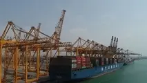 ترانشیپ ۱۸۱ هزار TEU کانیتنر از بندر شهید رجایی