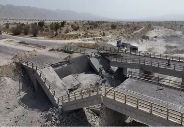 گزارش تصویری تین نیوز از پل های آسیب دیده هرمزگان در اثر تجاوز نظامی آمریکا
