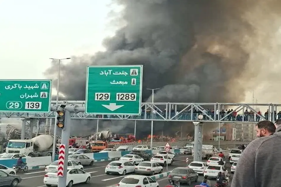 با بررسی دوربین ها؛ علت آتش سوزی بازارچه جنت آباد اعلام شد