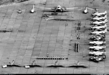 تصاویر| جنگنده‌های F-86 ایران بر فراز کنگو