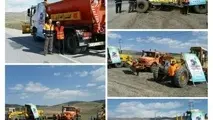 فعالیت 359 دستگاه انواع ماشین آلات راهداری در استان