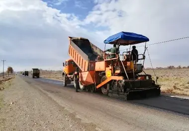  اجرای 4 کیلومتر روکش حفاظتی راه گردشگری روستای بوژان نیشابور 