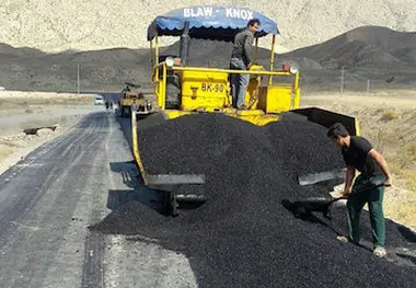 لکه‌گیری محورهای شهرستان ساوه 