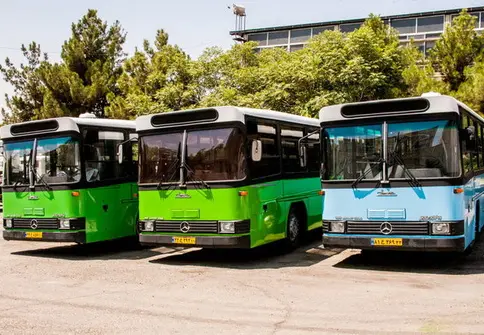ورود اتوبوس‌ های جدید به ناوگان حمل‌ و نقل عمومی سمنان
