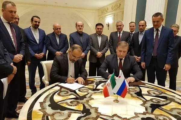 امضای دوتفاهمنامه بین ایران و روسیه/علاقه دوطرفه برای گسترش همکار