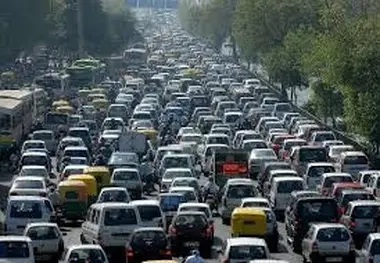 ترافیک سنگین در آزادراه تهران_کرج