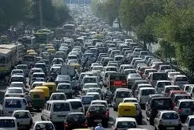 ترافیک سنگین در آزادراه تهران_کرج