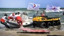 امدادگران ۴۰۰ حادثه دیده را در سواحل خزر نجات دادند